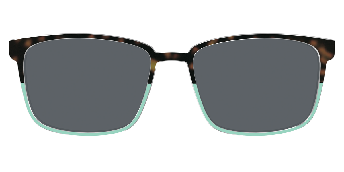 The Polarized Matcha Split Sun Top - Front Top Image - Pair Eyewear
