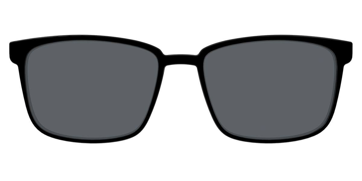 The Non-Polarized Black Sun Top - Front Top Image - Pair Eyewear