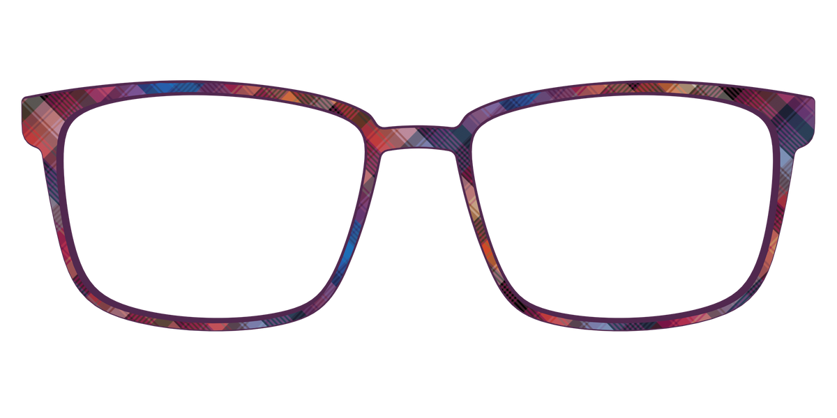 The Ombre Plaid - Front Top Image - Pair Eyewear