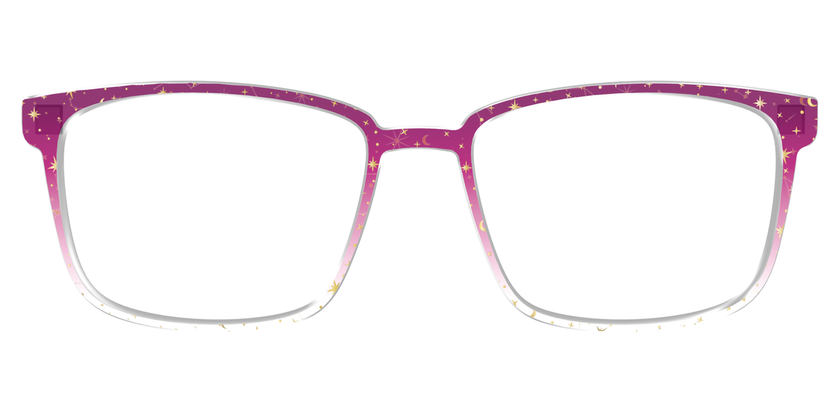 The Pink Ombre Gold Foil Crystal - Front Top Image - Pair Eyewear