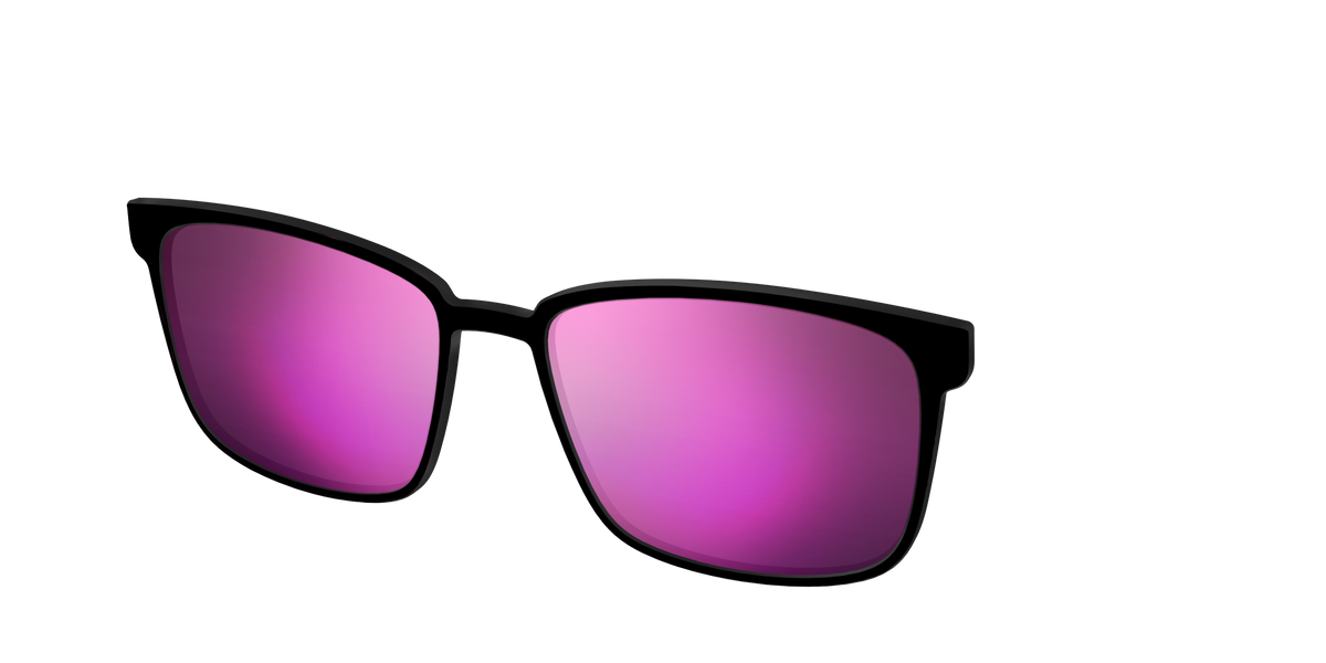 The Polarized Pink Reflective Sun Top - Angle Top Image - Pair Eyewear