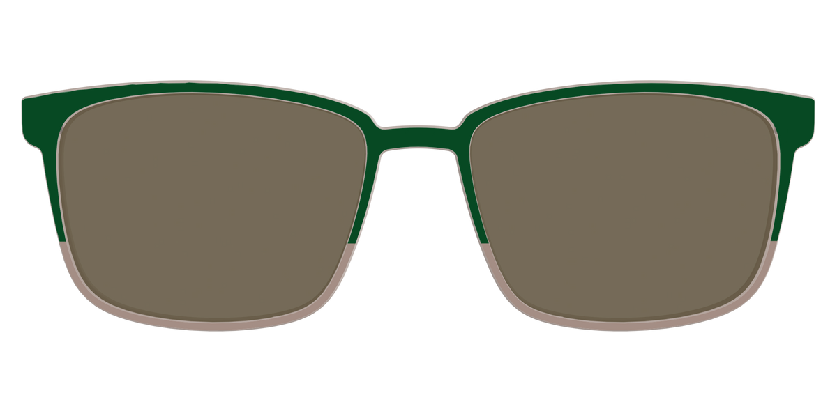 The Polarized Cedar & Sap Crystal Split Sun Top - Front Top Image - Pair Eyewear