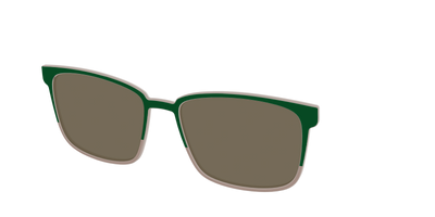 The Polarized Cedar & Sap Crystal Split Sun Top - Angle Top Thumbnail - Pair Eyewear