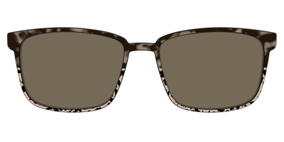 The Polarized Ink Blot Tortoise Split Sun Top - Front Top Thumbnail - Pair Eyewear