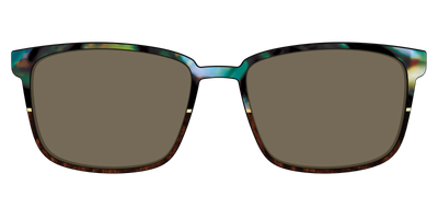 The Polarized Mirage Split with Gold Foil Sun Top - Front Top Thumbnail - Pair Eyewear