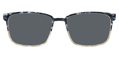 The Polarized Navy to Taupe Pearl Split Sun Top - Front Top Thumbnail - Pair Eyewear