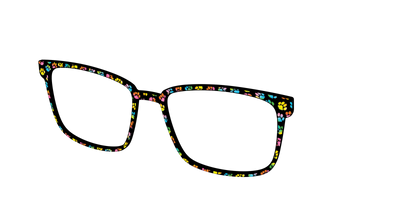 The Rainbow Paw Print - Angle Top Thumbnail - Pair Eyewear
