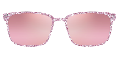 The Polarized Rose Gold Sparkle Sun Top - Front Top Thumbnail - Pair Eyewear