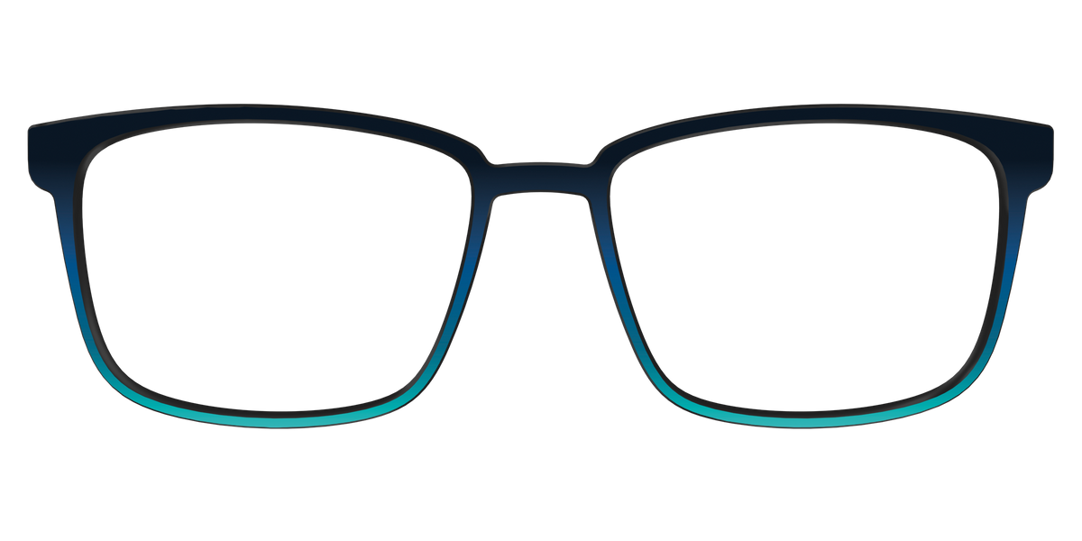 The Royal Blue to Seafoam Gradient - Front Top Image - Pair Eyewear