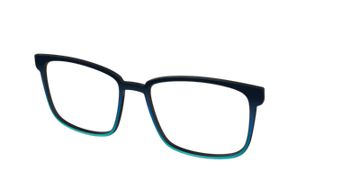 The Royal Blue to Seafoam Gradient - Angle Top Thumbnail - Pair Eyewear