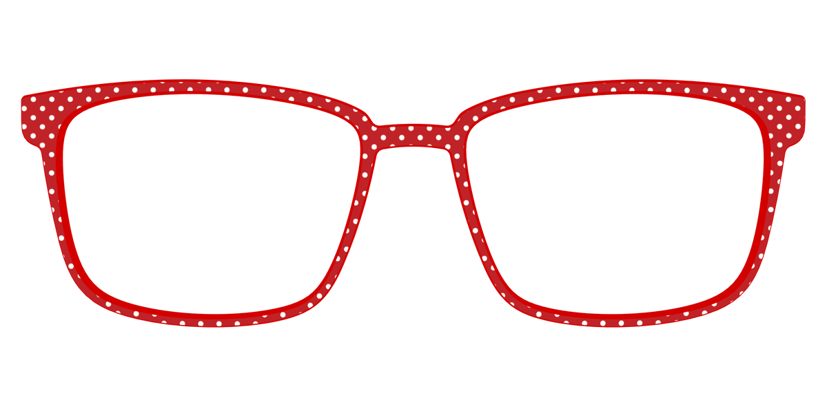 The Ruby Pin Dot - Front Top Image - Pair Eyewear