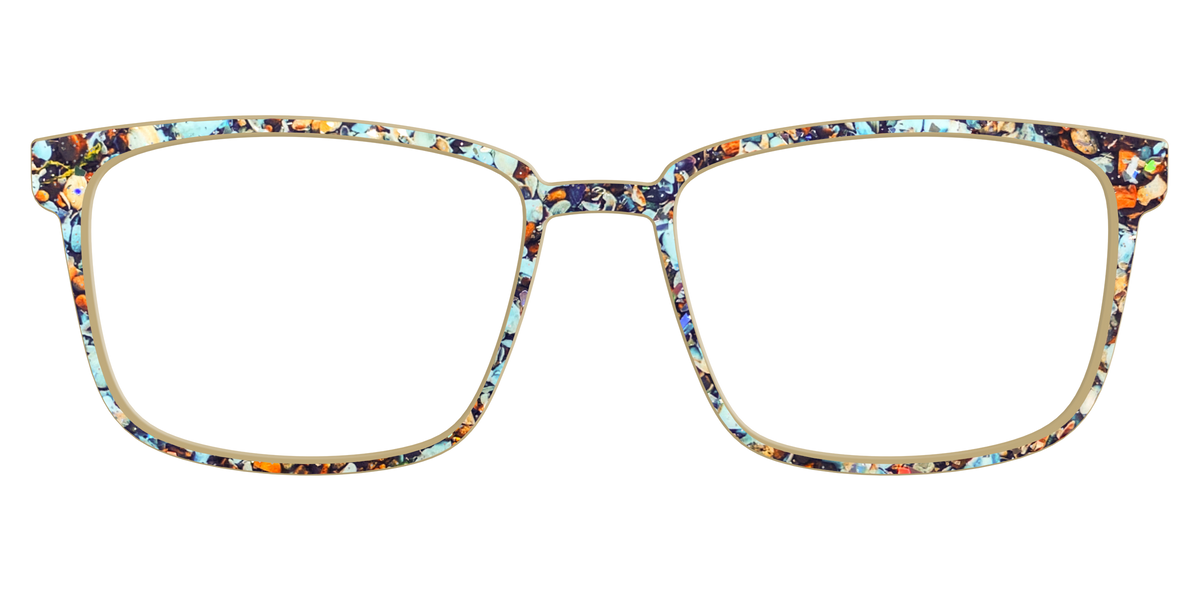 The Seashell Tortoise with Holographic Glitter - Front Top Image - Pair Eyewear