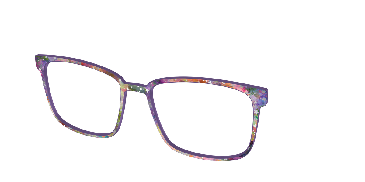 The Silver Foil Starry Sky - Angle Top Image - Pair Eyewear
