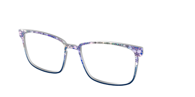The Snowfall Stained Glass - Angle Top Thumbnail - Pair Eyewear