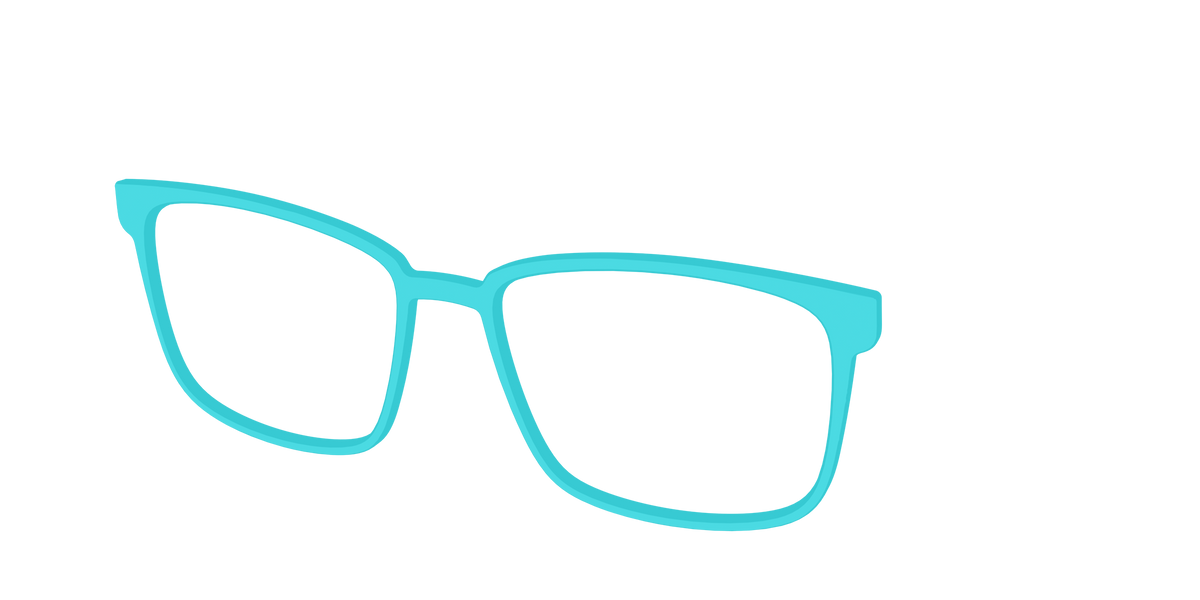The Turquoise - Angle Top Image - Pair Eyewear