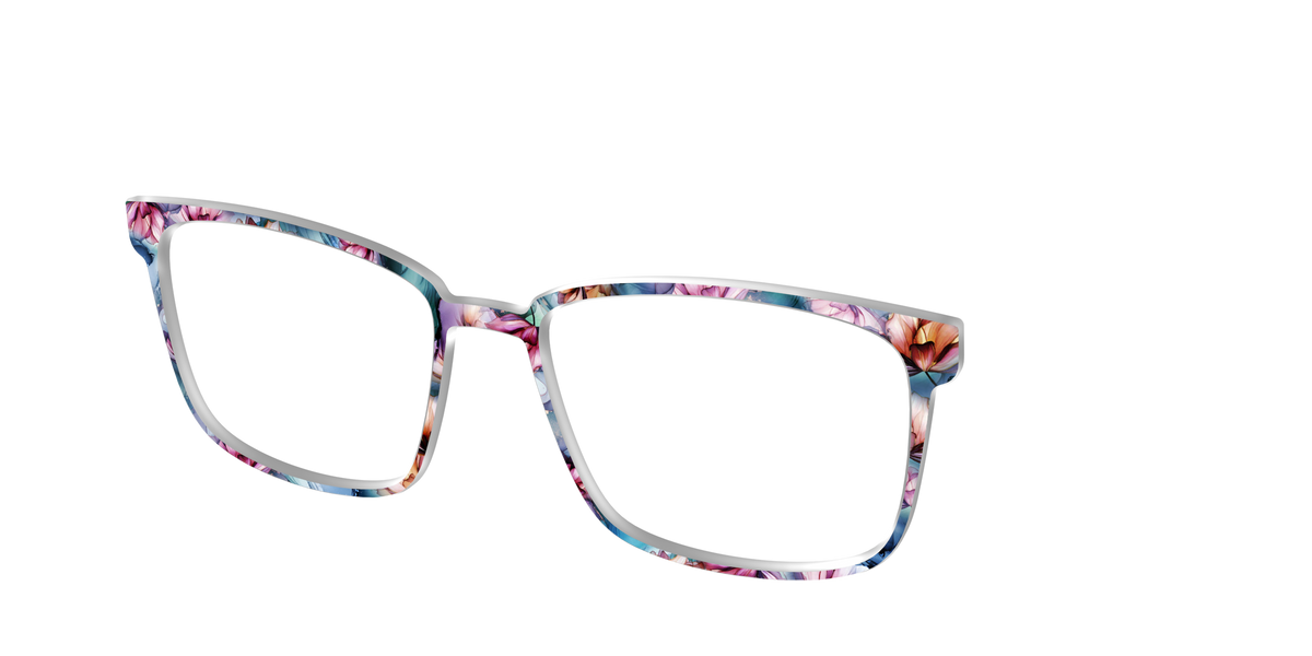 The Winter Watercolor Floral - Angle Top Image - Pair Eyewear