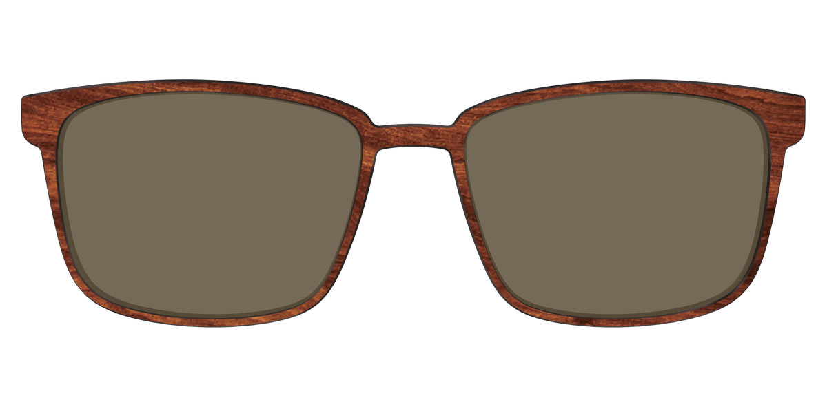 The Polarized Woodgrain Sun Top - Front Top Image - Pair Eyewear