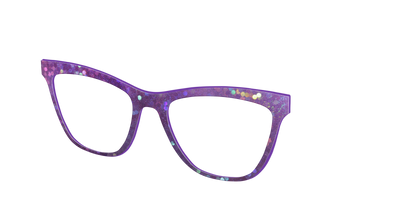 The Berry Jam Hexagons - Angle Top Thumbnail - Pair Eyewear