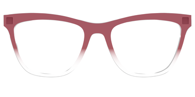 The Burgundy Gradient Crystal - Front Top Thumbnail - Pair Eyewear