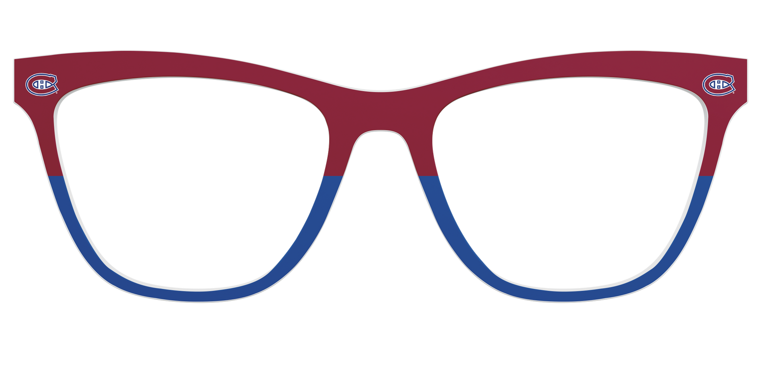The Canadiens® Split - Front Top Image - Pair Eyewear