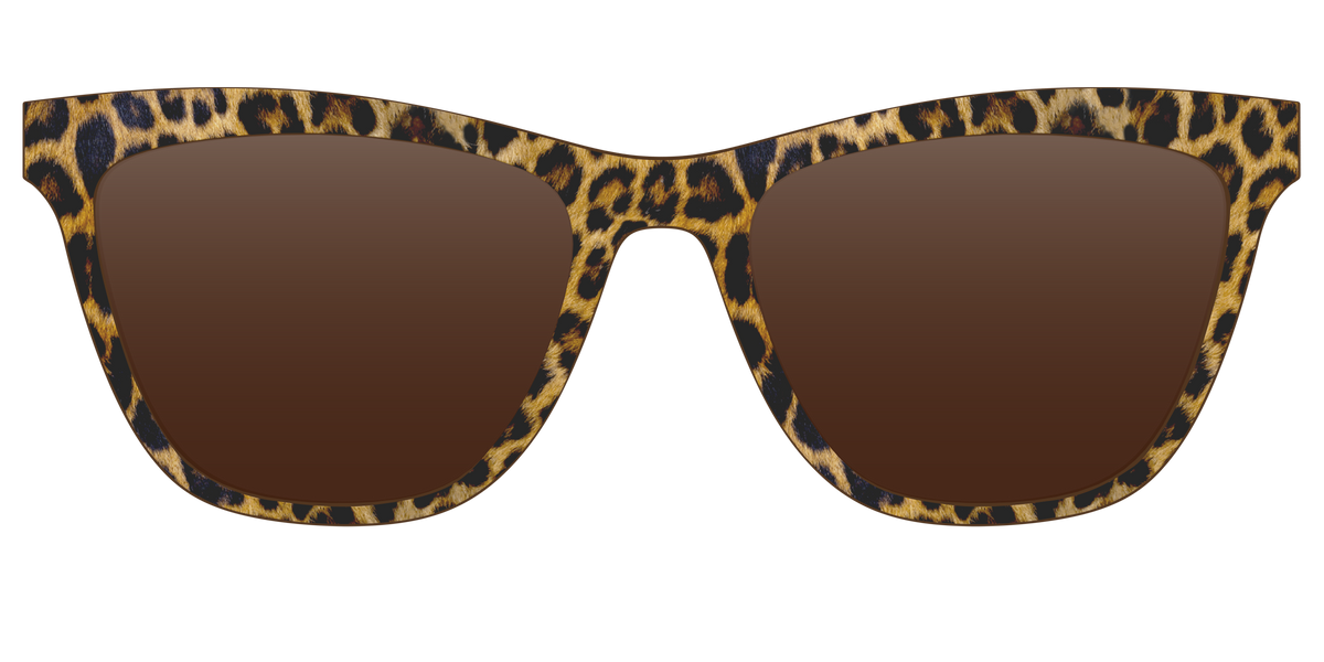 The Polarized Cheetah Spots Sun Top - Front Top Image - Pair Eyewear