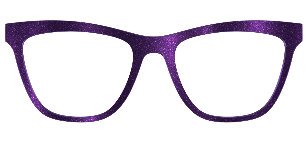 The Deep Purple Shimmer - Front Top Image - Pair Eyewear