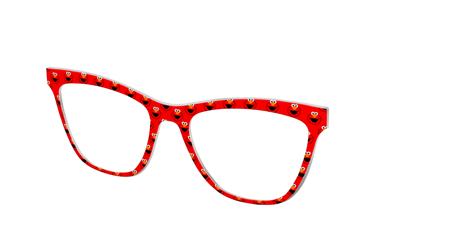 The Elmo All Over - Angle Top Image - Pair Eyewear