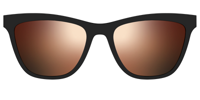 The Polarized Gold Reflective Sun Top - Front Top Thumbnail - Pair Eyewear
