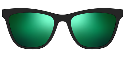 The Polarized Green Reflective Sun Top - Front Top Thumbnail - Pair Eyewear