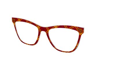 The Gryffindor™ Plaid - Angle Top Thumbnail - Pair Eyewear