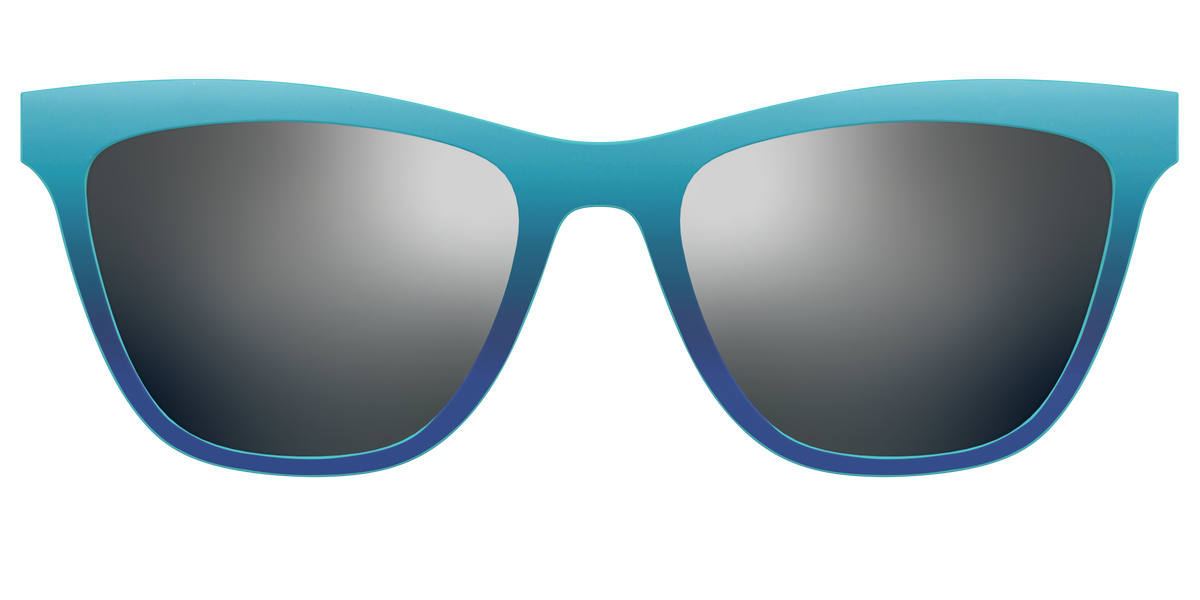 The Polarized Ocean Blue Sun Top - Front Top Image - Pair Eyewear
