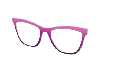 The Pink to Plum Gradient - Angle Top Thumbnail - Pair Eyewear