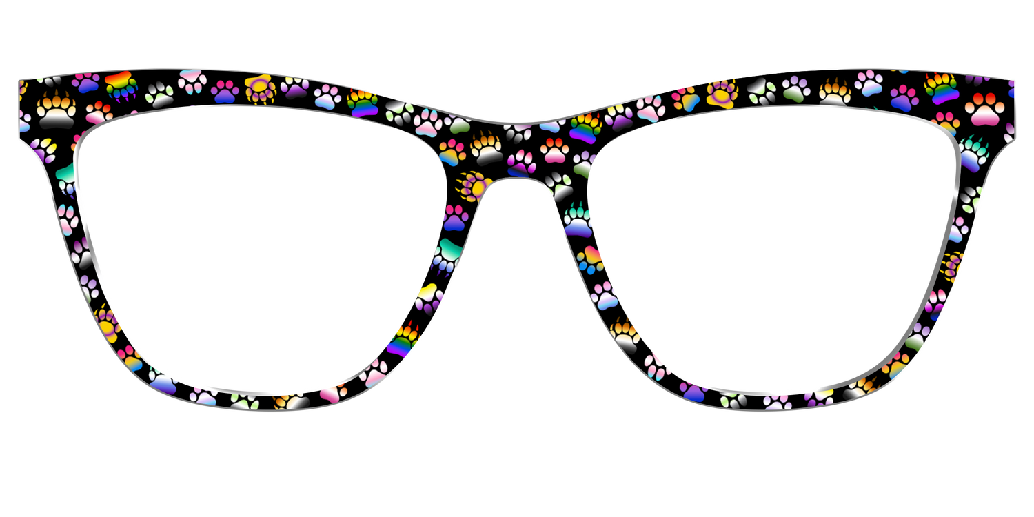 The Pride Paw Prints - Front Top Image - Pair Eyewear