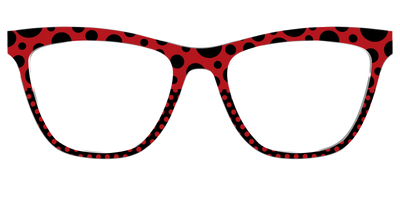 The Red Spotted Split - Front Top Thumbnail - Pair Eyewear