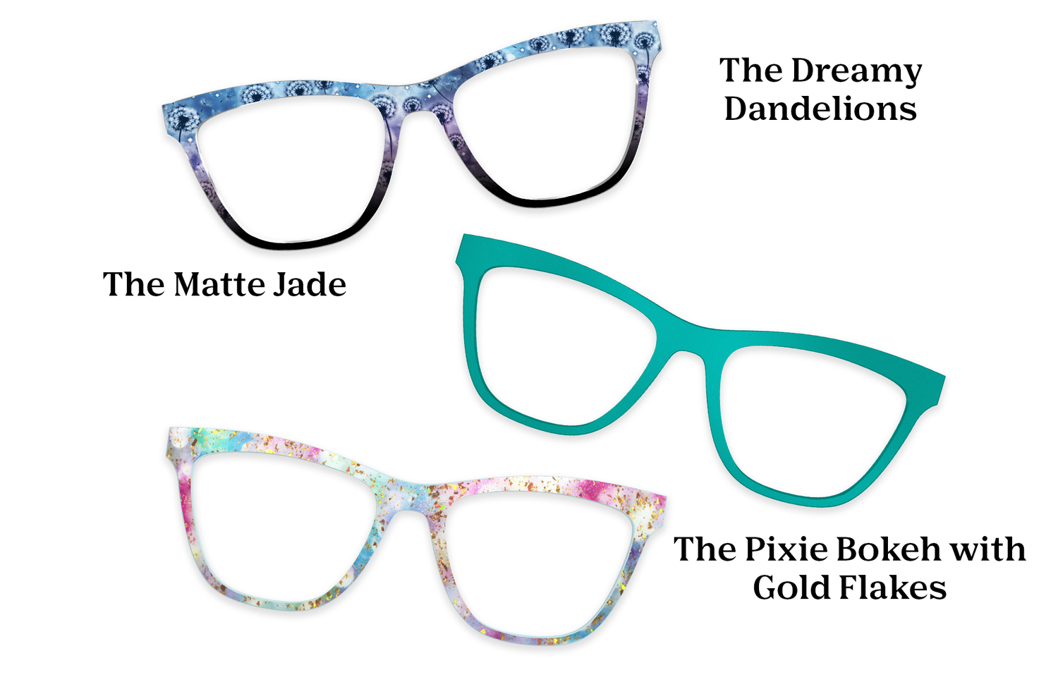 The Harper - Seafoam Clear - Pairing Set - Pair Eyewear