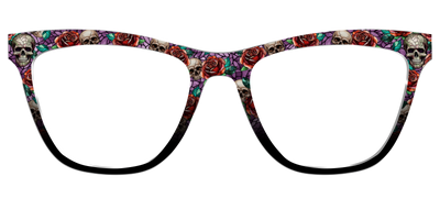 The Skull & Thorn Stained Glass - Front Top Thumbnail - Pair Eyewear