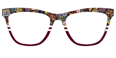 The Varsity Patches Split - Front Top Thumbnail - Pair Eyewear