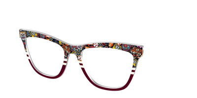 The Varsity Patches Split - Angle Top Thumbnail - Pair Eyewear