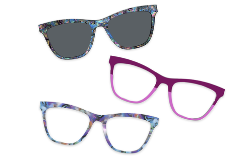 The Violet Wildflower Pairing Set - Pair Eyewear