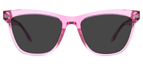 The Harper - Pink Glitter Clear Sun - Pair Eyewear