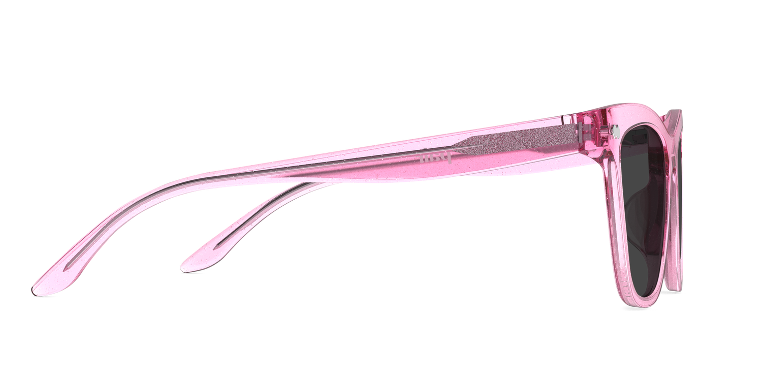 The Harper - Pink Glitter Clear Sun - Carousel5 - Pair Eyewear