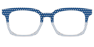 The Aegean Polka Dot Print Mix - Front Top Thumbnail - Pair Eyewear