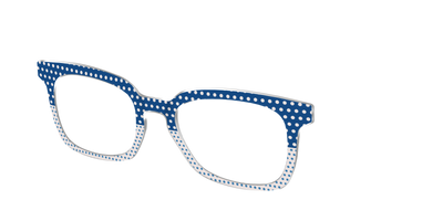 The Aegean Polka Dot Print Mix - Angle Top Thumbnail - Pair Eyewear