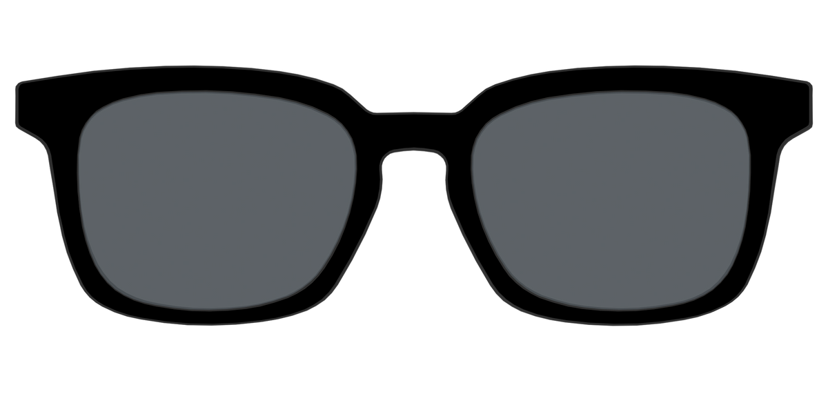 The Polarized Black Sun Top - Front Top Image - Pair Eyewear