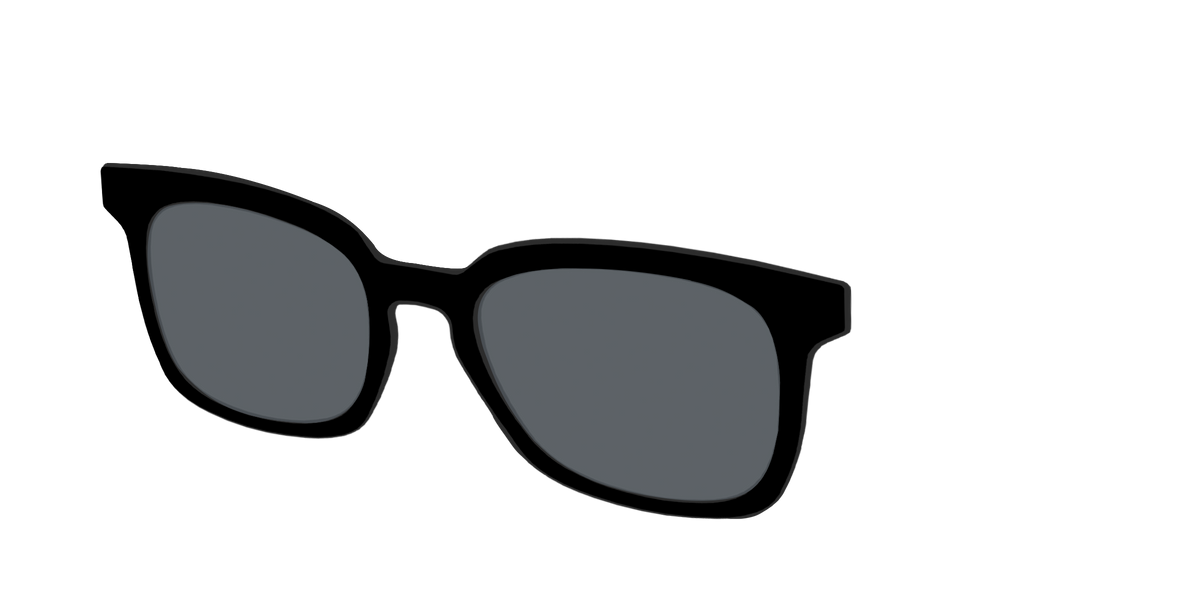 The Polarized Black Sun Top - Angle Top Image - Pair Eyewear