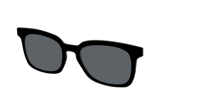 The Polarized Black Sun Top - Angle Top Thumbnail - Pair Eyewear