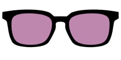 The Black with Pink Racquet Sport lens - Front Top Thumbnail - Pair Eyewear