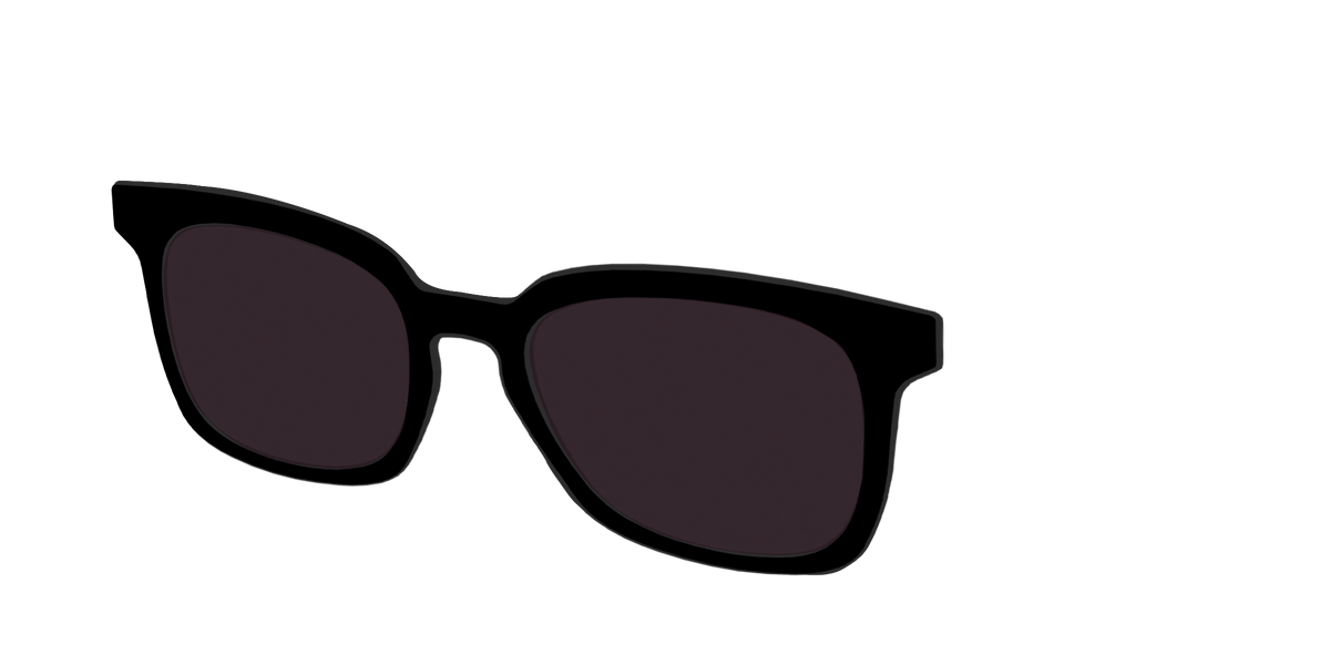 The Black with Urban Explorer lens - Angle Top Image - Pair Eyewear