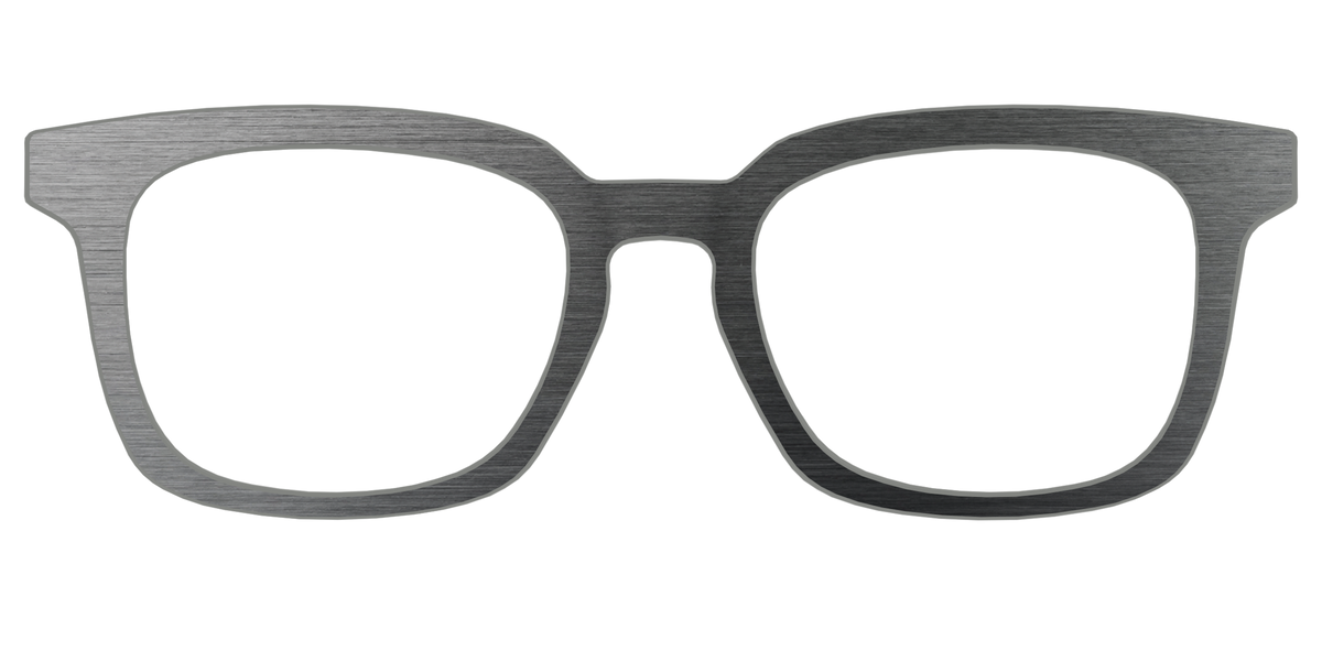 The Brushed Nickel - Front Top Image - Pair Eyewear