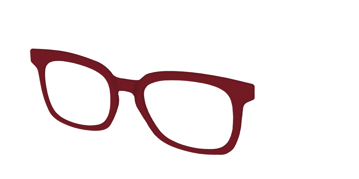 The Burgundy - Angle Top Image - Pair Eyewear